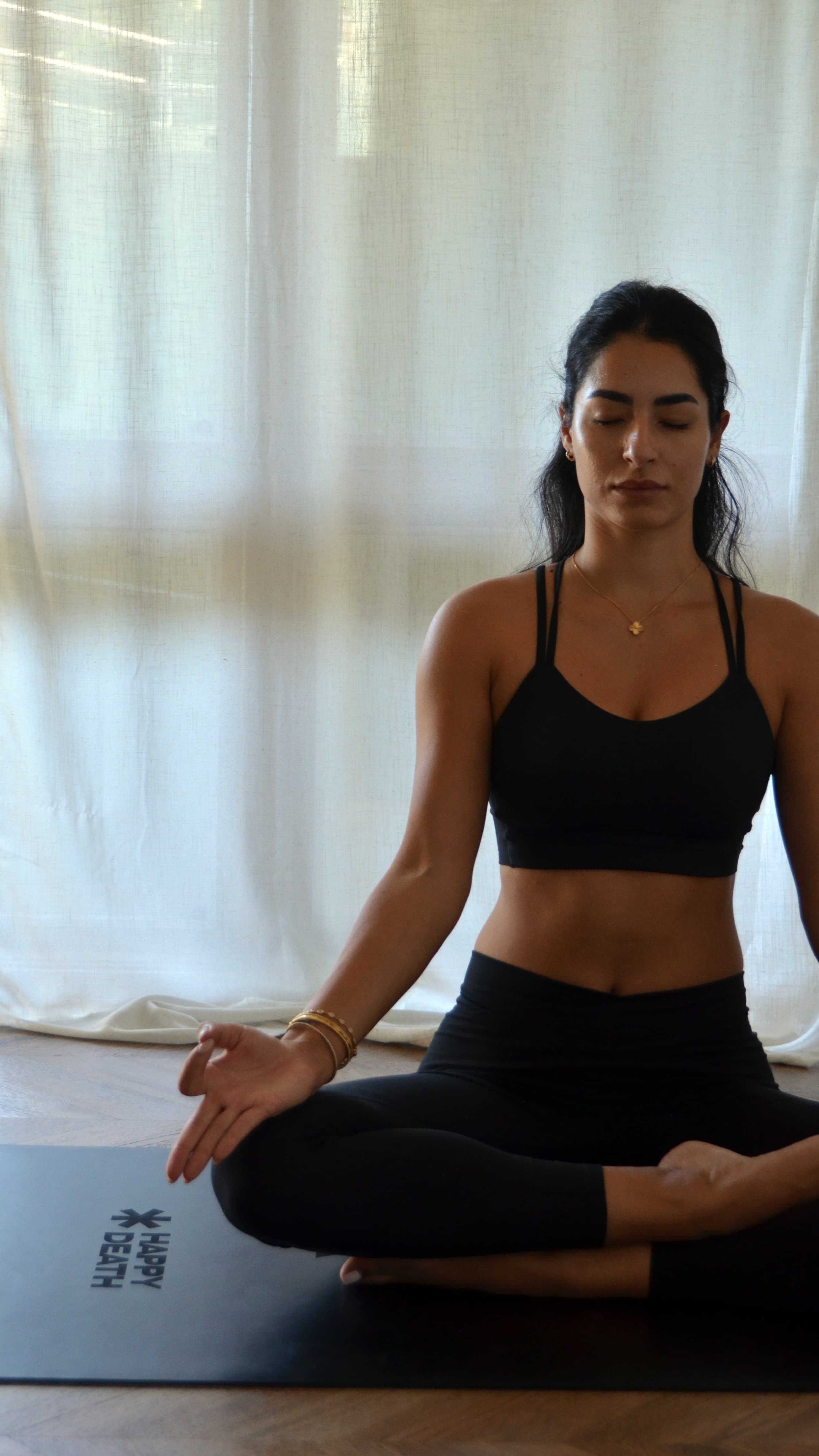 HAPPY DEATH Yoga Mat thumbnail 4